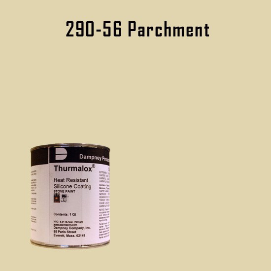 Smoker Paint Colors  - Thurmalox Parchment High Temperature Stove Paint - 1 Quart Can