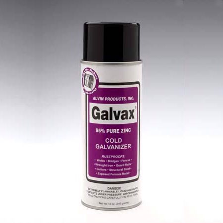 Alvin Products - Galvax zinc rich primer paint in 12oz aerosol can