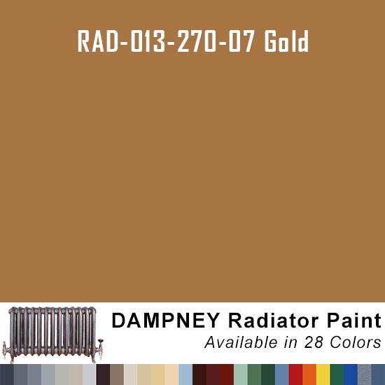 High Temperature Radiator Paint Colors  - Thurmalox® 200 Series Gold Radiator Paint - 12 Oz Aerosol Can