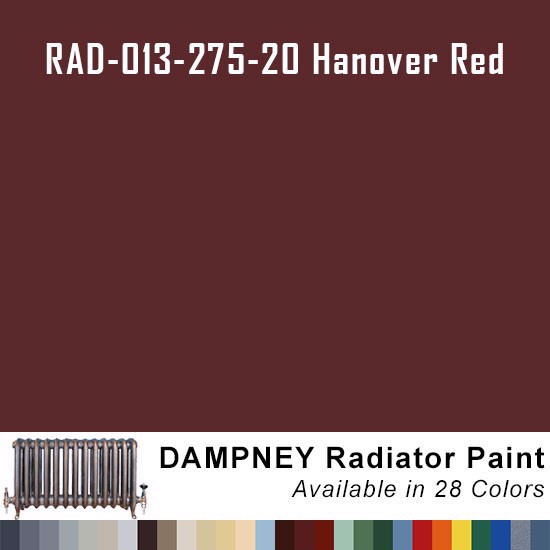 High Temperature Radiator Paint Colors  - Thurmalox® 200 Series Hanover Red Radiator Paint - 12 Oz Aerosol Can