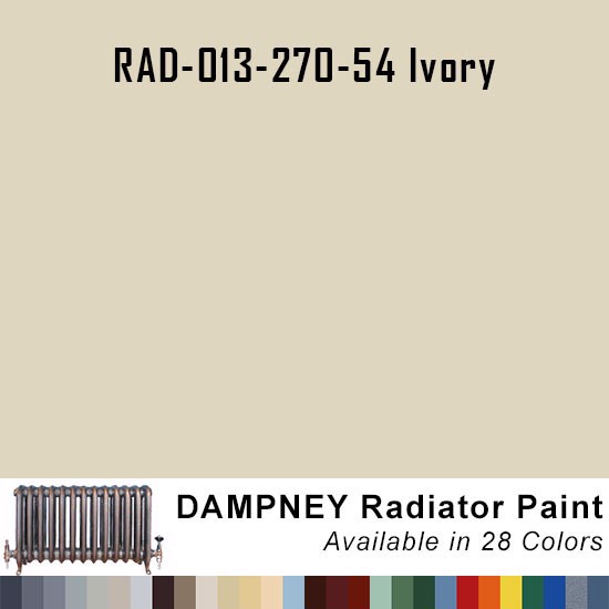 High Temperature Radiator Paint Colors  - Thurmalox® 200 Series Ivory Radiator Paint - 12 Oz Aerosol Can
