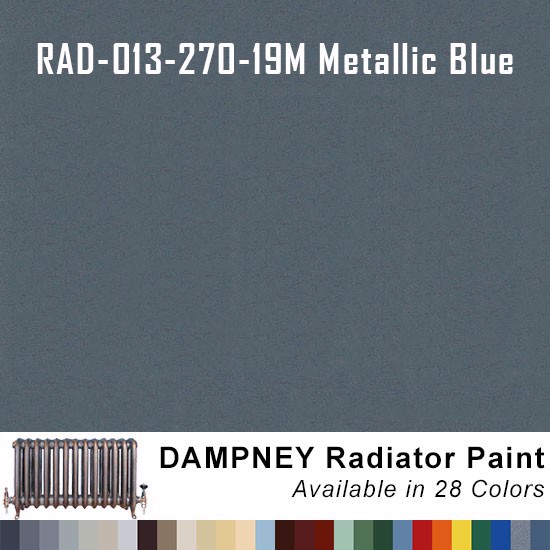 High Temperature Radiator Paint Colors  - Thurmalox® 200 Series Metallic Blue Radiator Paint - 12 Oz Aerosol Can