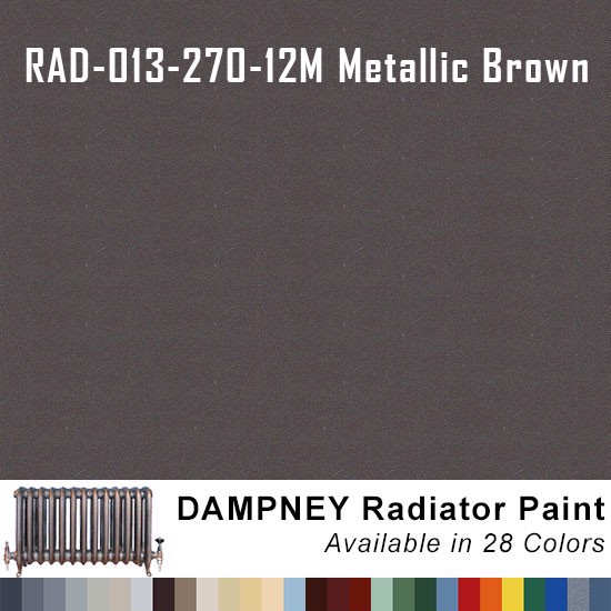 High Temperature Radiator Paint Colors  - Thurmalox® 200 Series Metallic Brown Radiator Paint - 12 Oz Aerosol Can