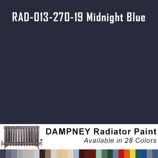 High Temperature Radiator Paint Colors  - Thurmalox® 200 Series Midnight Blue Radiator Paint - 12 Oz Aerosol Can