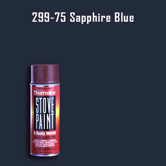 Thurmalox Sapphire Blue High Temperature Stove Paint - 12 oz. Aerosol Spray Can