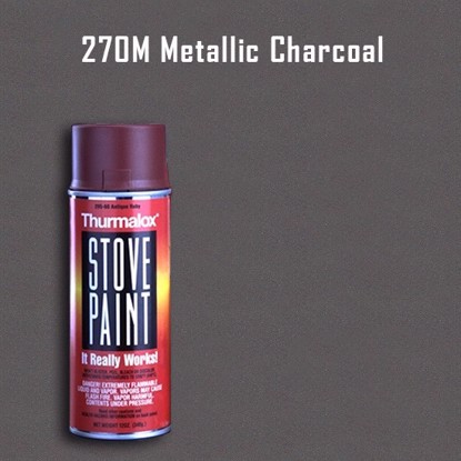 Thurmalox Metallic Charcoal Stove Paint - 12 oz. Aerosol Spray Can