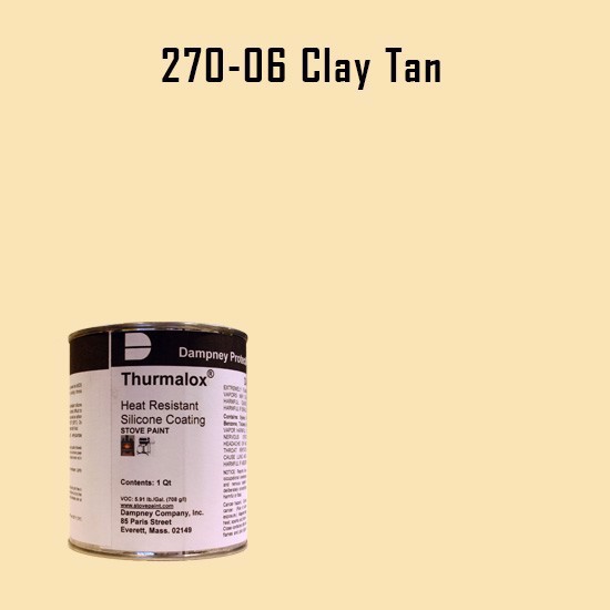 Thurmalox Clay Tan High Temperature Stove Paint - 1 Quart Can
