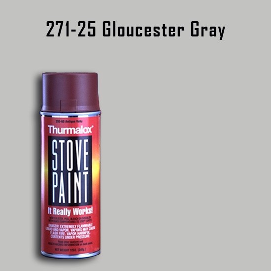 Thurmalox Gloucester Gray Stove Paint - 12 oz. Aerosol Spray Can