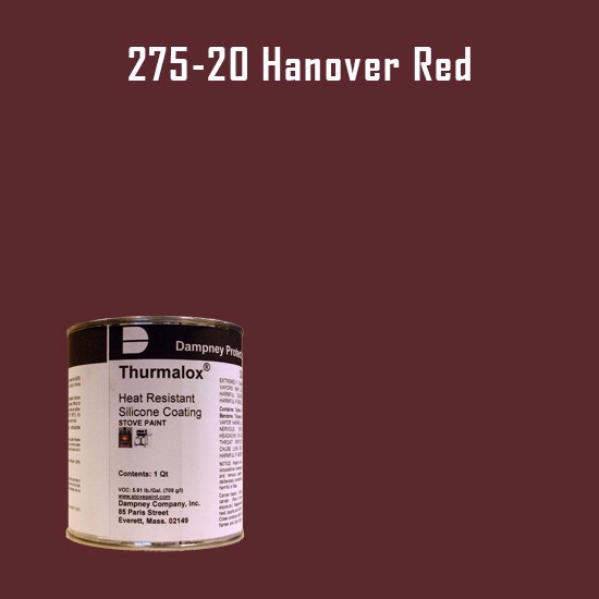 Thurmalox Hanover Red High Temperature Stove Paint - 1 Quart Can