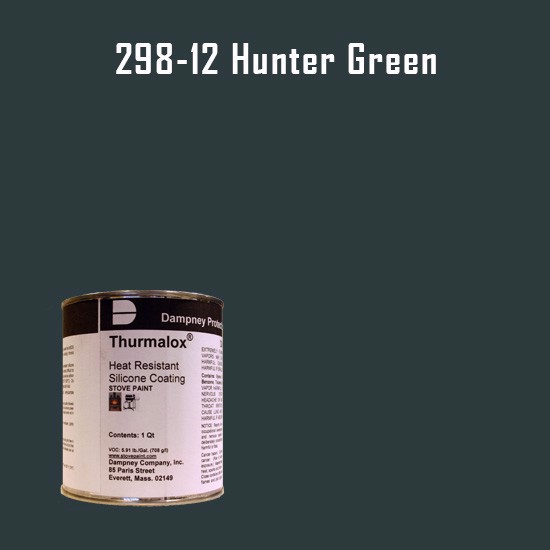 Thurmalox Hunter Green High Temperature Stove Paint - 1 Quart Can
