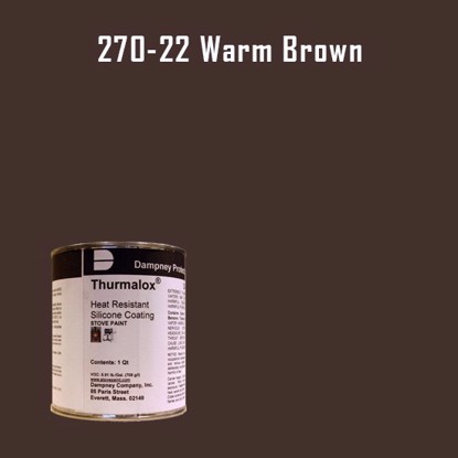 Thurmalox Metallic Warm Brown High Temperature Stove Paint - 1 Quart Can