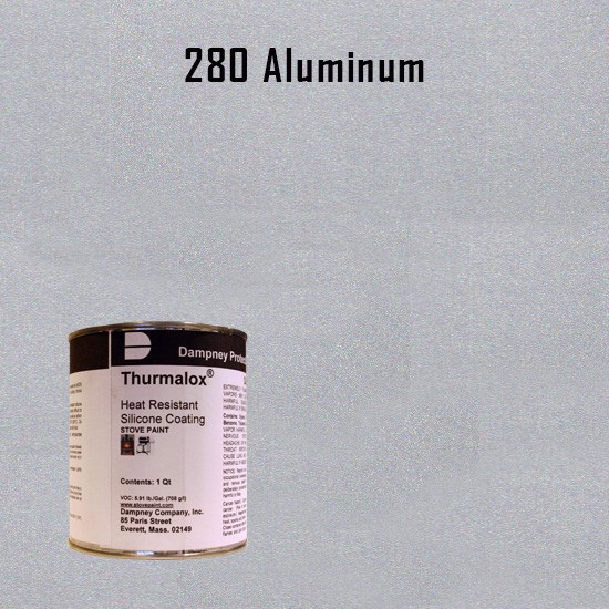 Thurmalox Aluminum High Temperature Stove Paint - 1 Quart Can
