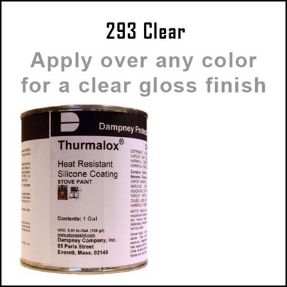 Thurmalox Clear High Temperature Stove Paint - 1 Gallon Can