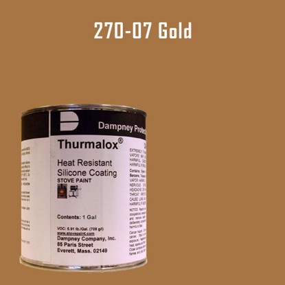 Thurmalox Gold High Temperature Stove Paint - 1 Gallon Can