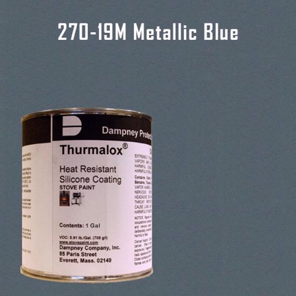 Thurmalox Metallic Blue High Temperature Stove Paint - 1 Gallon Can