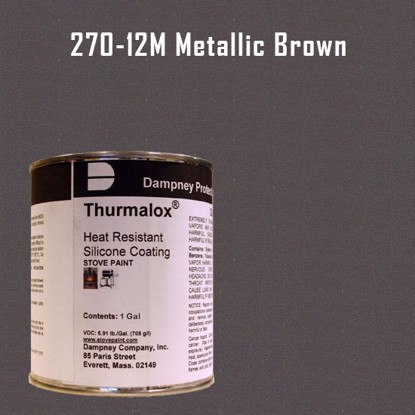 Thurmalox Metallic Brown High Temperature Stove Paint - 1 Gallon Can