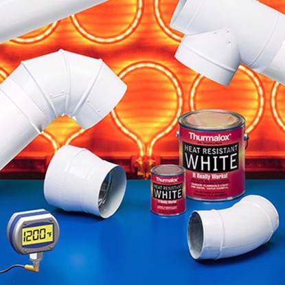 Thurmalox Pure White High Temperature Stove Paint - 1 Gallon Can