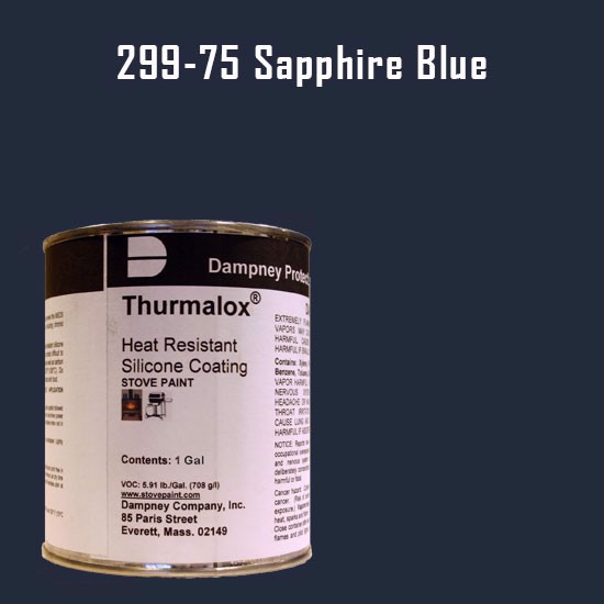 Thurmalox Sapphire Blue High Temperature Stove Paint - 1 Gallon Can