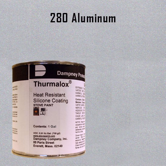 Thurmalox Aluminum High Temperature Stove Paint - 1 Gallon Can