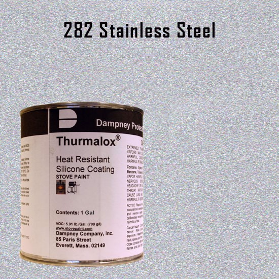 Thurmalox Stainless Steel High Temperature Stove Paint - 1 Gallon Can 