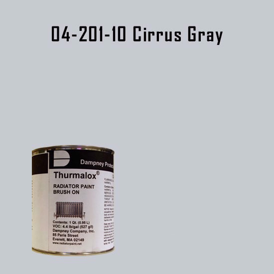 Thurmalox® 200 Series Cirrus Gray Radiator Paint - 1 Quart Can