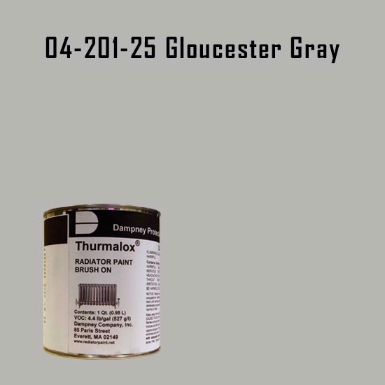 Thurmalox® 200 Series Gloucester Gray Radiator Paint - 1 Quart Can