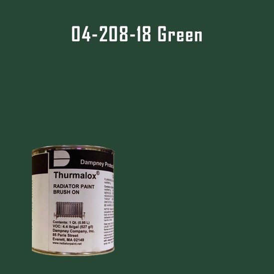 Thurmalox® 200 Series Green Radiator Paint - 1 Quart Can