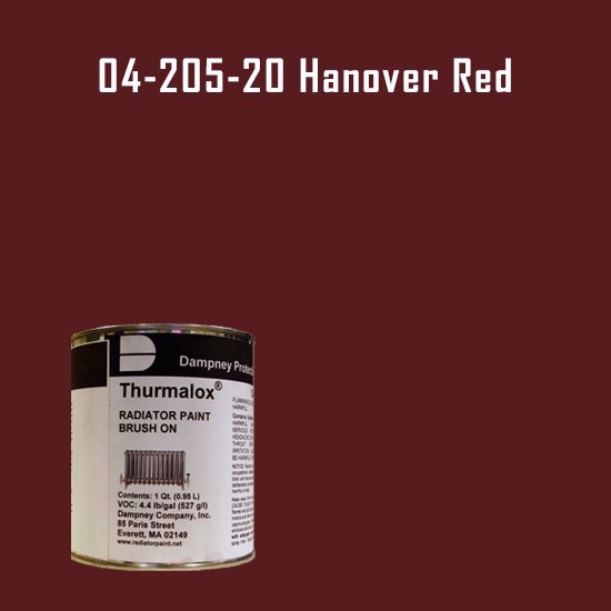 Thurmalox® 200 Series Hanover Red Radiator Paint - 1 Quart Can