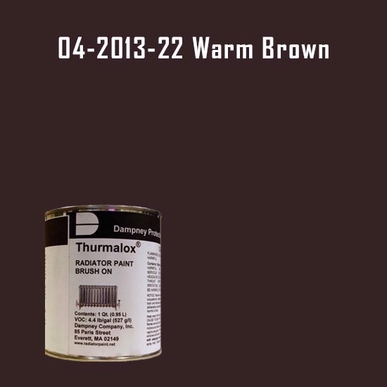 Thurmalox® 200 Series Warm Brown Radiator Paint - 1 Quart Can