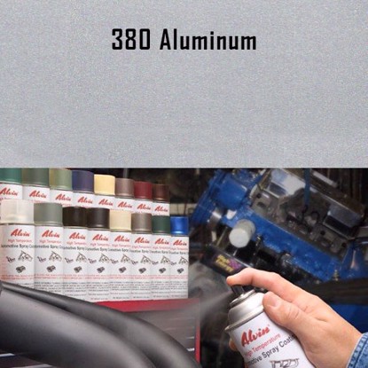Alvin Products Aluminum High Heat Automotive Engine Spray Paint - 12 oz. Aerosol Spray Can