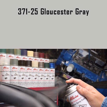 Alvin Products Gloucester Gray High Heat Automotive Engine Brush or Spray Paint - 1 Quart Can.