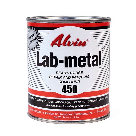Similar properties to regular Lab-metal but will air dry and withstand 450F without the need for "heat curing". (24 oz. can)