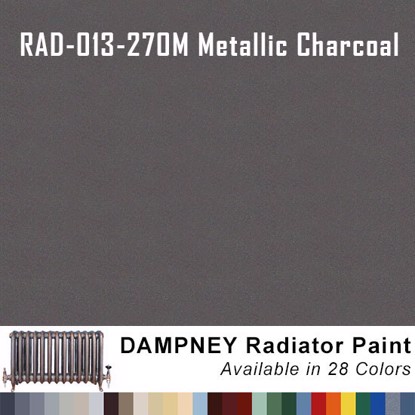 Thurmalox® 200 Series Metallic Charcoal Radiator Paint - 12 Oz Aerosol Can.