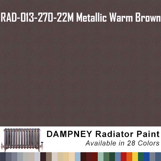 Thurmalox® 200 Series Metallic Warm Brown Radiator Paint - 12 Oz Aerosol Can