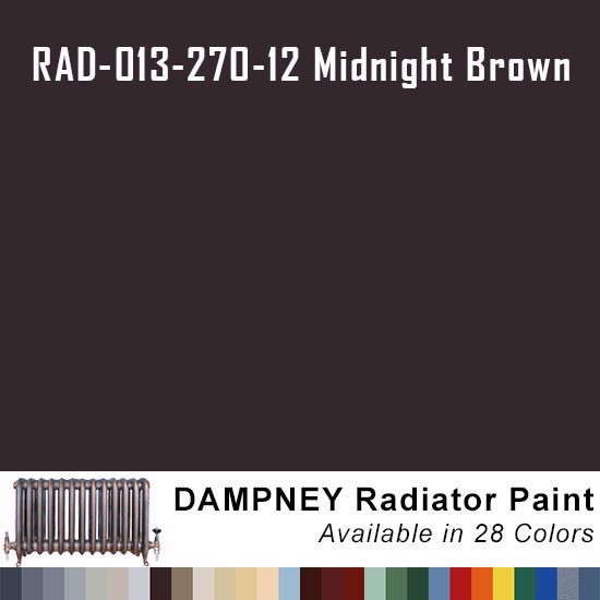 Thurmalox® 200 Series Midnight Brown Radiator Paint - 12 Oz Aerosol Can