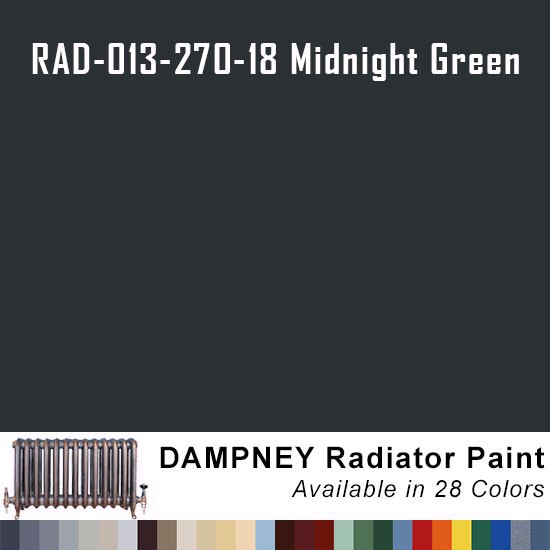 Thurmalox® 200 Series Midnight Green Radiator Paint - 12 Oz Aerosol Can