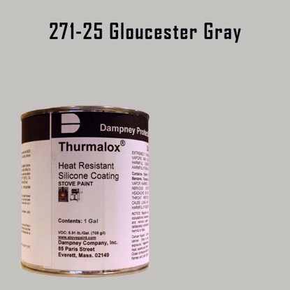Thurmalox Gloucester Gray High Temperature Stove Paint - 1 Gallon Can